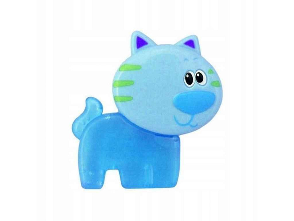 Прорезыватель голубой Охлаждающий Котик 24957 ТМ BABY MIX Киев - изображение 1