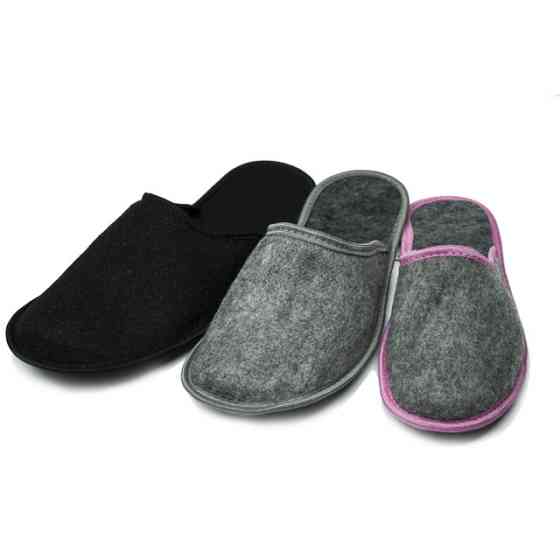 Повстяні капці домашні для гостей, сауни, готелю або дороги (38 42 44) 44 Одеса