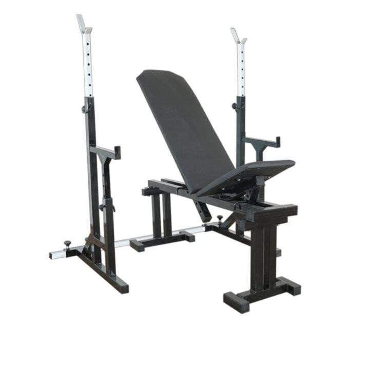 Скамья для жима регулируемая 40 на 40 мм + Стойки со страховочными упорами 50 на 50 мм Киев - изображение 2