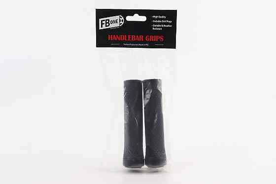 Ручки керма 130мм з затискачем Lock-On, чорні TPE-092 Київ