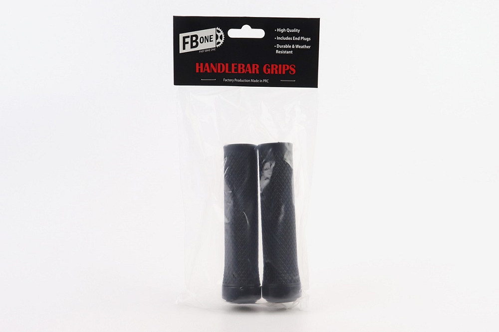 Ручки керма 130мм з затискачем Lock-On, чорні TPE-092 Київ - фото 2