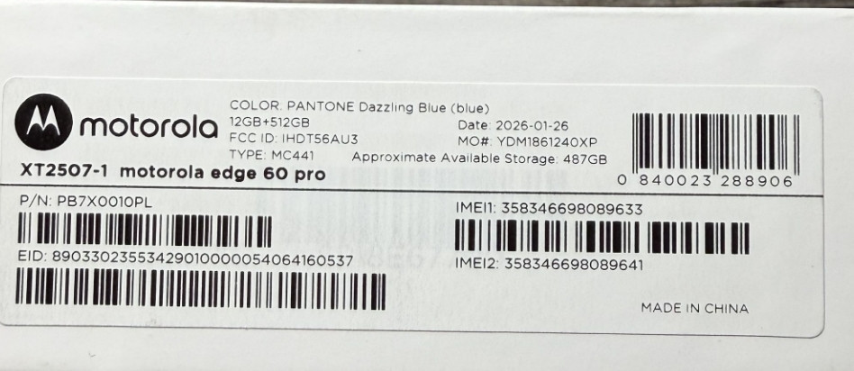 Motorola edge 60 pro 12/512гб Харьков - изображение 1