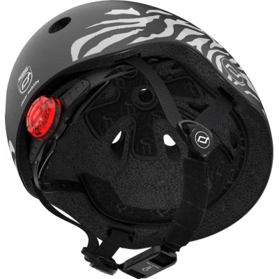 Шлем Scoot&Ride 45-51см, зебра, с фонариком (SR-181206-ZEBRA) Винница - изображение 7