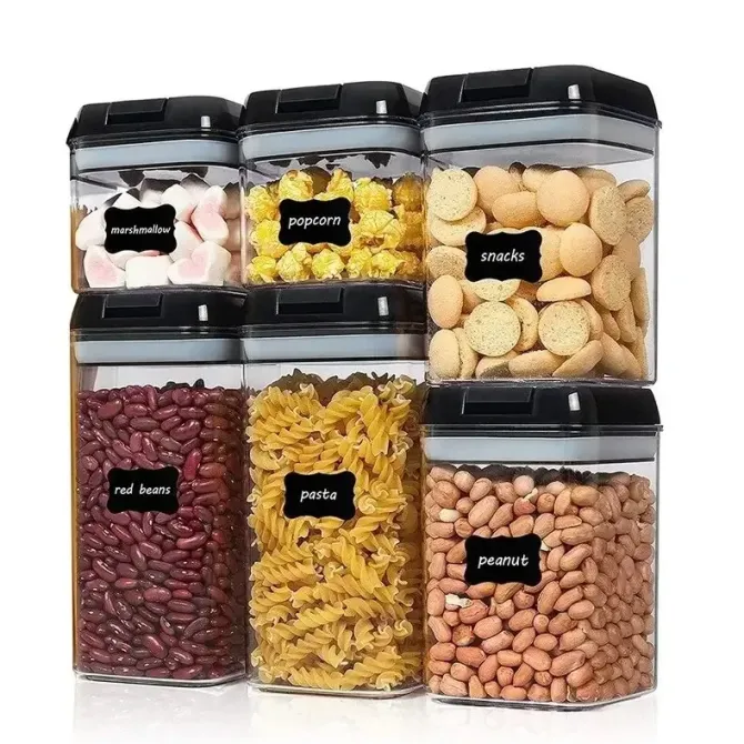Органайзеры для кухни Food Storage Container 7 Контейнеров Черный Цвет Крышек Киев - изображение 5