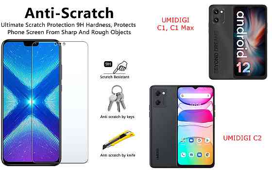 Защитное стекло NeoGlass для UMIDIGI G1, G1 Max, G2 – ультрапрозрачное и устойчивое Киев