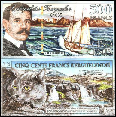 Kerguelen Кергелен - 500 Francs 15.03. 2011 UNC Полтава - фото 1