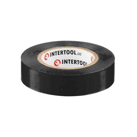 Стрічка ізоляційна 0.15mm * 17mm * 15m чорна INTERTOOL IT-0016 Киев