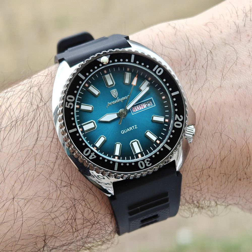 Годинник чоловічий кварцовий Poedagar Stanford Rubber (2 ремінці) Київ - фото 7