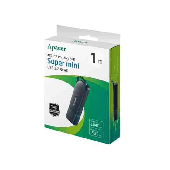 Портативний SSD Apacer AS711A 1TB USB 3.2 Gen.2  Blue Київ