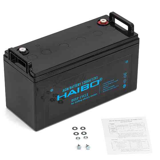 Гелевый Аккумулятор Haibo 120Ah 12V 32,6Кг Дніпро