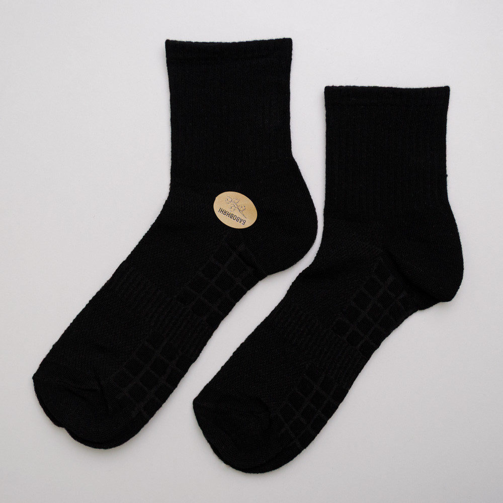 Набір шкарпеток чоловічих бавовняних 10 пар Youstar 069 Середні 41-47 Білий чорний Суми - фото 4