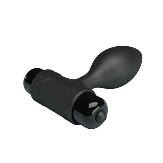 Анальна пробка - Pretty Love Vibra Butt Plug Black Sex Aura Київ