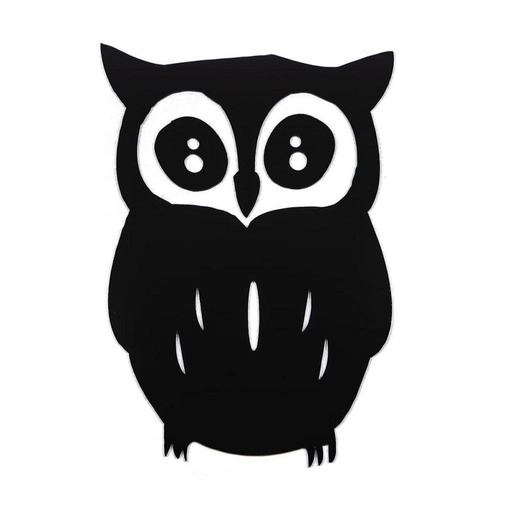 Зеркальный декор акриловый самоклеющийся Сова черная (D) SW-00002493 Днепр - изображение 1