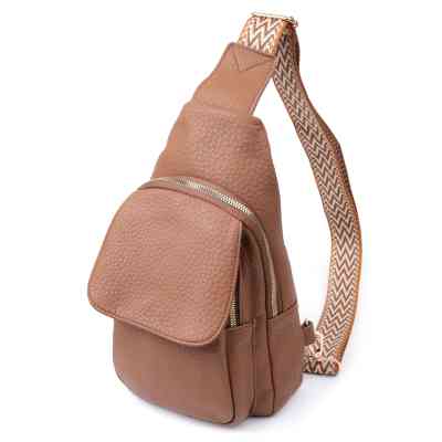 Сумка Vintage Жіноча з однією лямкою через плече з екошкіри Коричнева (22764) Вінниця