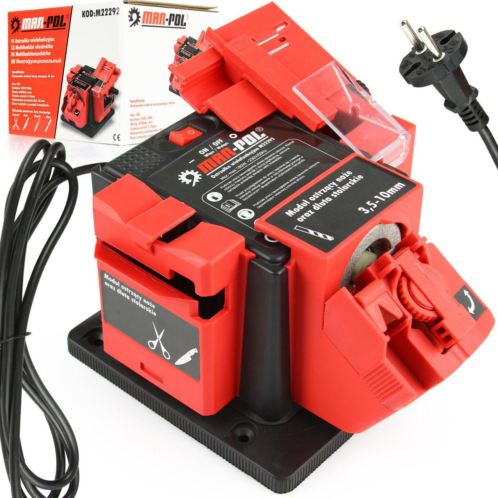 Багатофункціональний заточувальний верстат для заточування ножів, ножиць, свердел Mar-Pol (M22292) Нововолинськ - фото 1