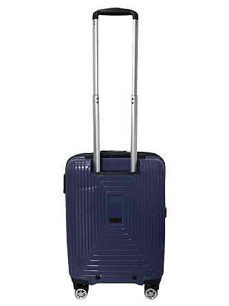 Чемодан пластиковый AIRTEX 241 малый 55 см синий Киев