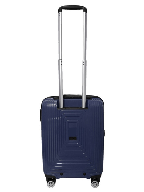 Чемодан пластиковый AIRTEX 241 малый 55 см синий Киев - изображение 5