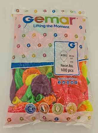 Латексні кулі неонові асорті 10" (25 см) 100 шт (1 пач.) Харків