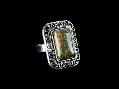 Перстень з каменем яшма Київ - фото 1