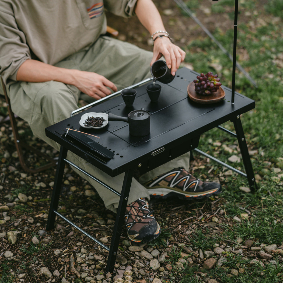 Стіл для барбекю сталевий Naturehike CNK2350CF018, чорний Київ - фото 8