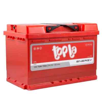Аккумулятор автомобильный Topla 75 Ah/12V Energy Euro 750A (108 075) Винница