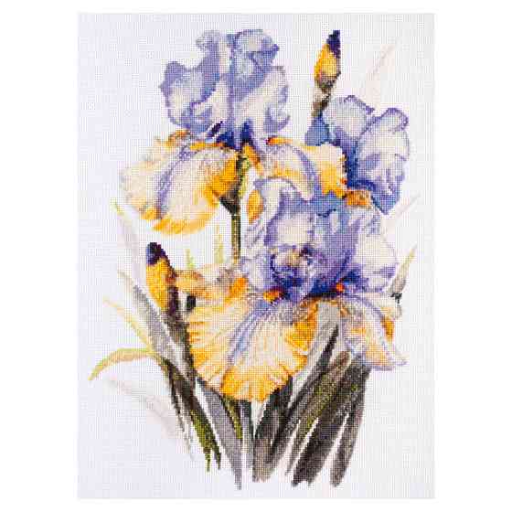 Набір для вишивання хрестиком "Іриси" AH-142 30х21 см Вінниця