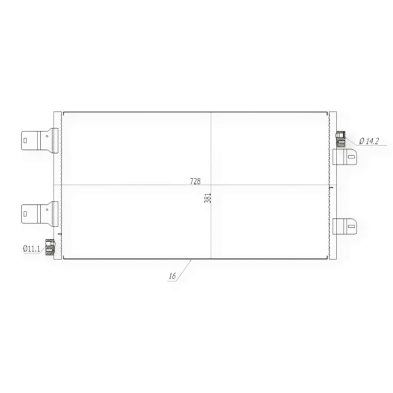 Радиатор Рено Master 2.5dci 06- кондиционера Мукачево - изображение 3