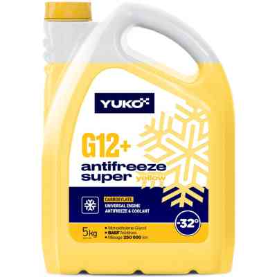 Антифриз Yuko -32 Super G12+ жовтий. ПЕ кан.5л (5 кг.) (4823110404454) Вінниця