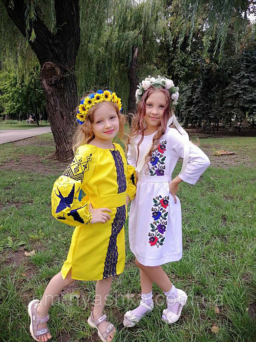 Дитяча вишита сукня з ластівками 104-152 Кривой Рог - изображение 7