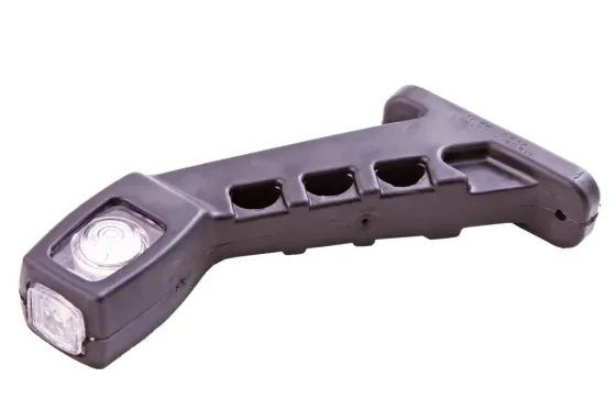 Габаритний бічний ріжок 19см диодовий косою червоний/білий/ оранжевий Вінниця