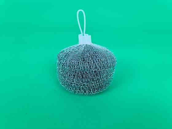 Мочалка залізна (а3 шт. по 10 г) Сітка "Трійка" Наша Фішка (оцинковка) (1 пачка) Харків