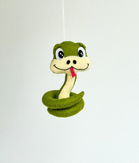 Іграшка з фетру ручної роботи Змія Київ - фото 1