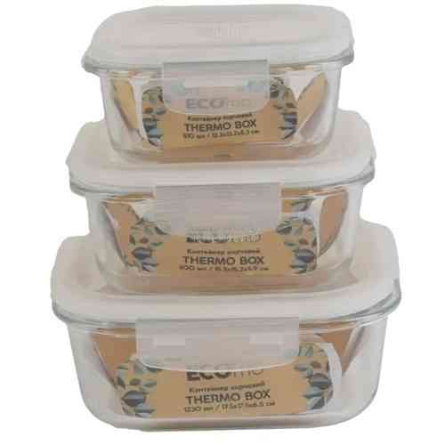 Контейнер для харчових продуктів 1230мл квадратний Thermo Box ECOMO Житомир