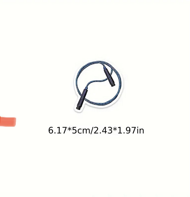 Набір стікерів Фітнес та спорт – 50 шт Київ - фото 6