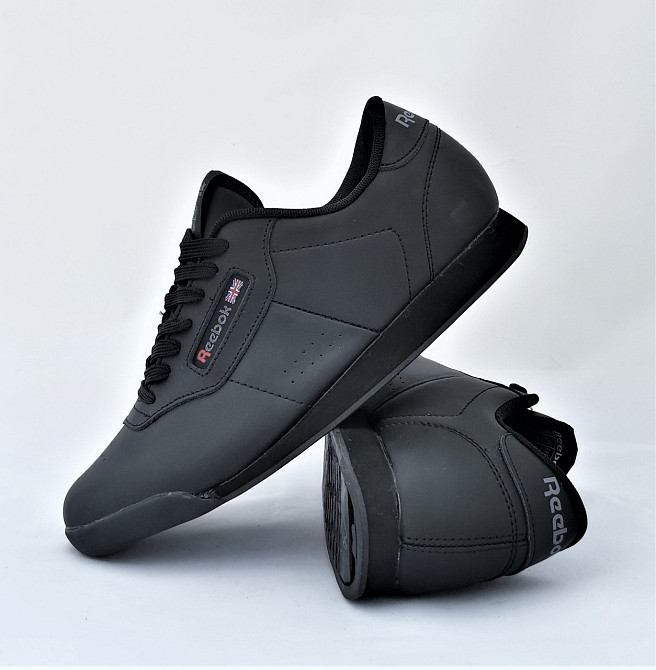 Чоловічі Кросівки Reebok Чорні Рибок Шкіра (розміри: 44) Відео Огляд Дніпро - фото 9