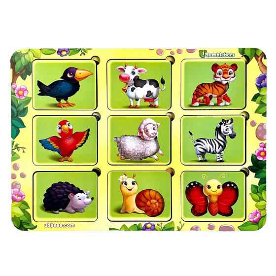 Деревянный пазл-вкладыш 