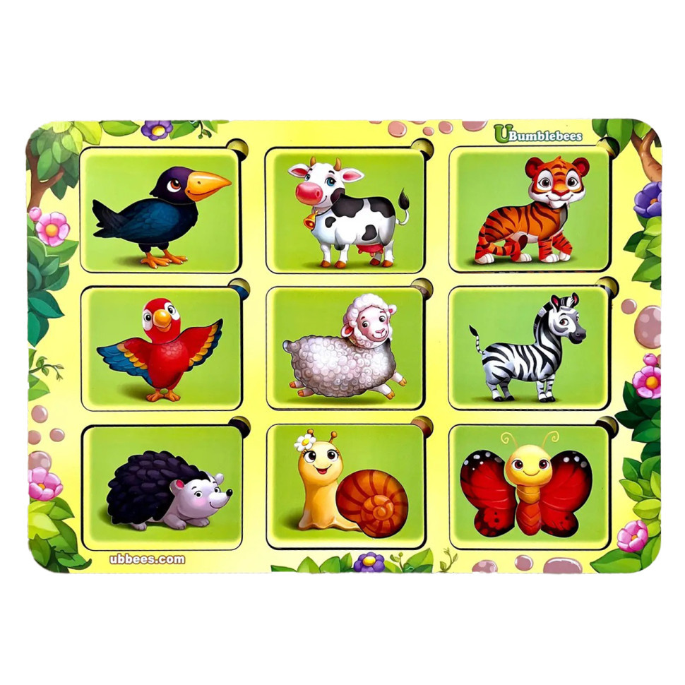 Деревянный пазл-вкладыш 