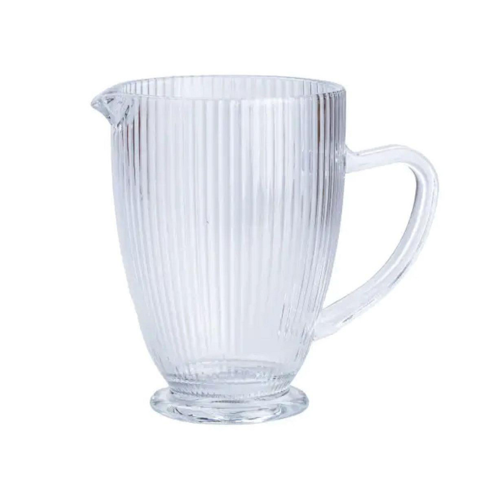 Набор стеклянный кувшин и 6 стаканов  прозрачный HP535 Киев - изображение 2