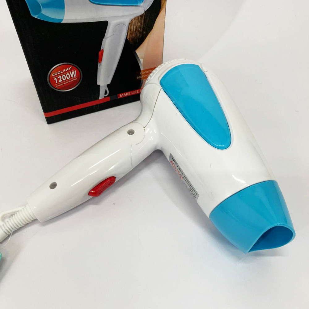 Портативный фен для сушки, Профессиональный фен для объема волос с регулируемой температурой CF-19 Львов - изображение 9