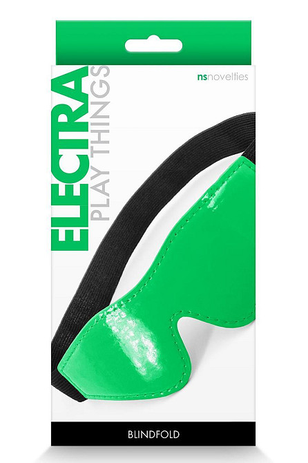 Маска на очі NS Novelties ELECTRA BLINDFOLD GREEN Sex Aura Київ - фото 2