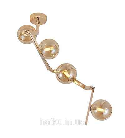 Потолочная регулируемая люстра VALESO BX84020-4 GD золота Киев