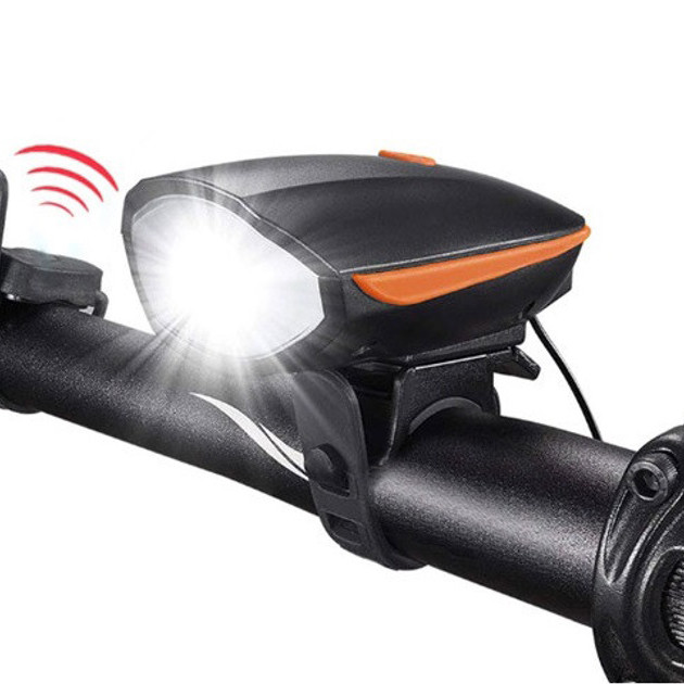 Велоліхтар передній 7588, Ліхтар для велосипеда з акумулятором, Велоліхтар із захистом від води TJ-18 Івано-Франківськ - фото 2