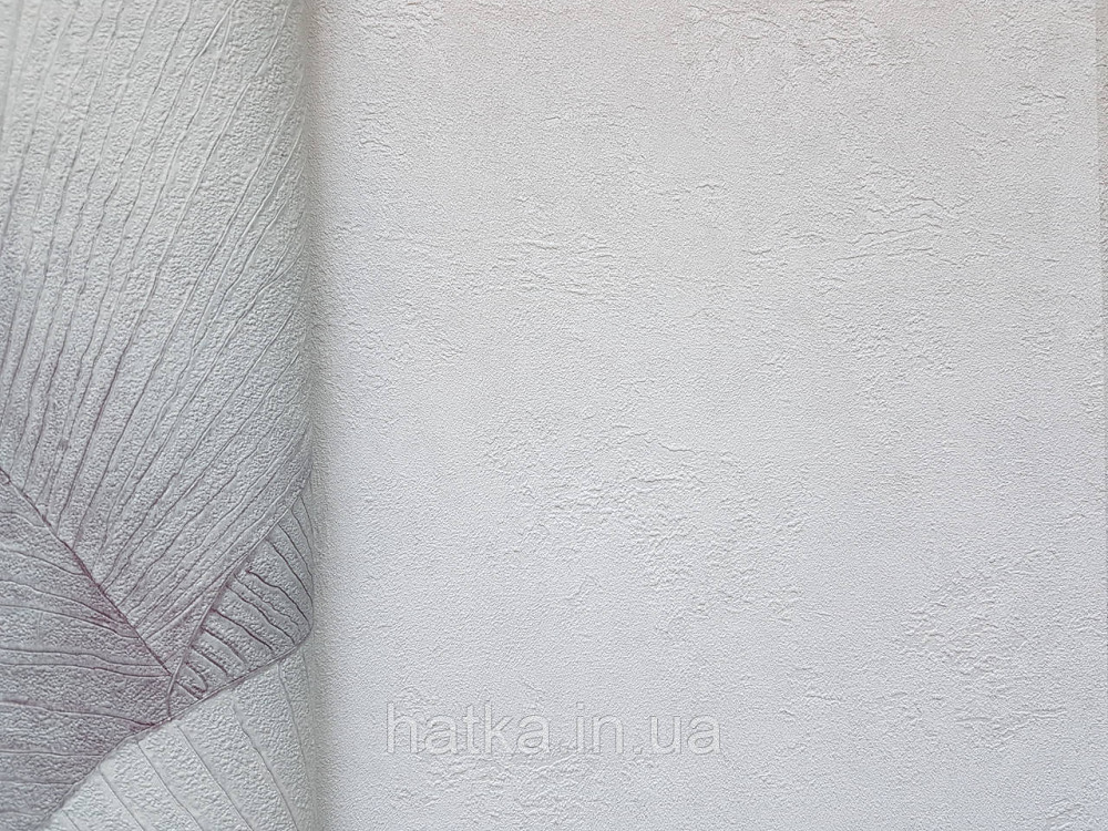 Шпалери вінілові на флізеліні Marburg Kumano 1.06х10 під штукатурку структурні білі зі сріблястим 34567 Київ - фото 2