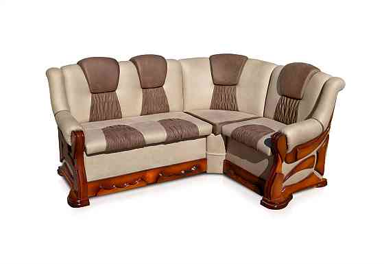 М"який куток Каприз 175*130 (Beige+Brown) горіх Дніпро