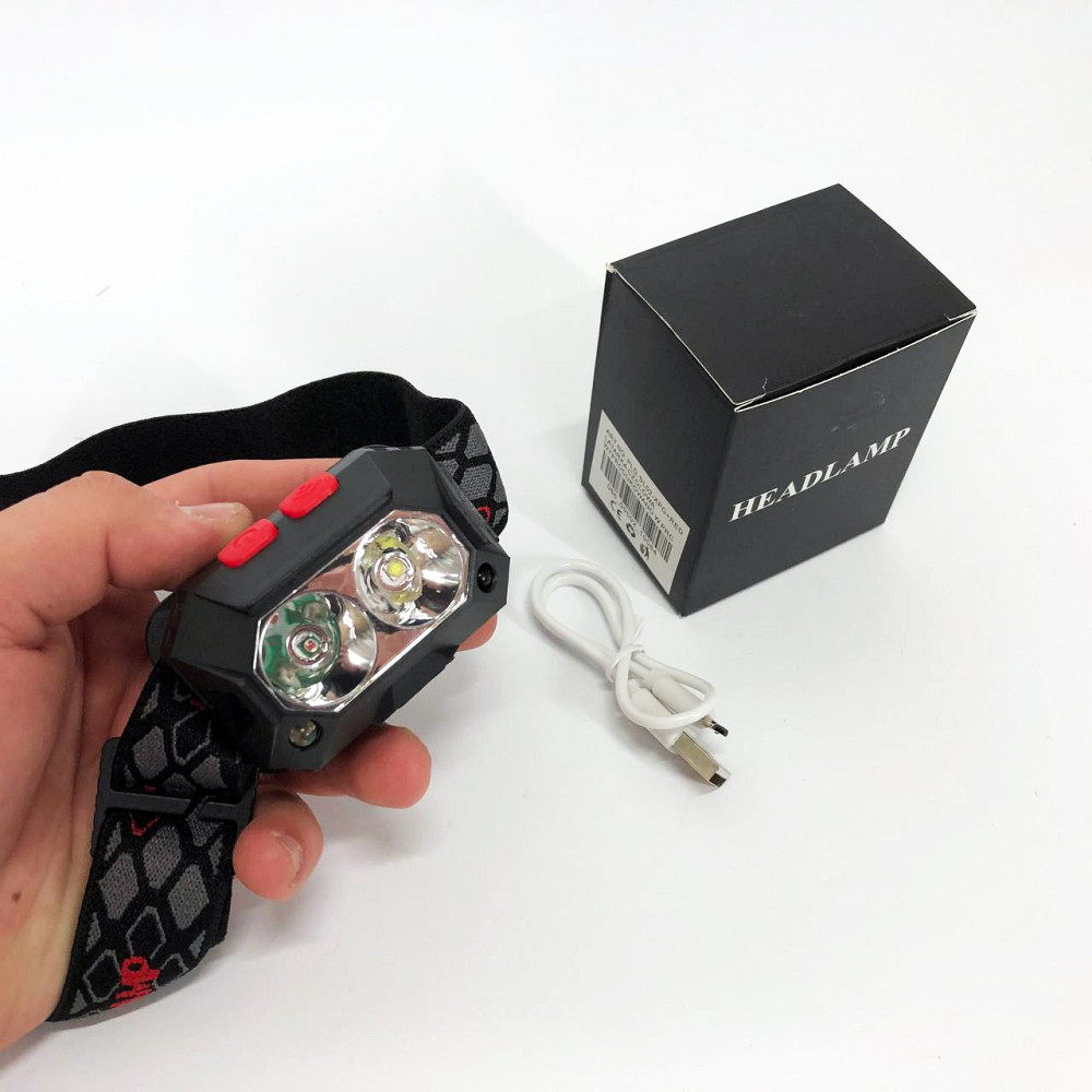 Фонарик на голову диодный, Мощный налобный LED фонарь, Портативный светодиодный налобный фонарь GZ-49 Львов - изображение 8