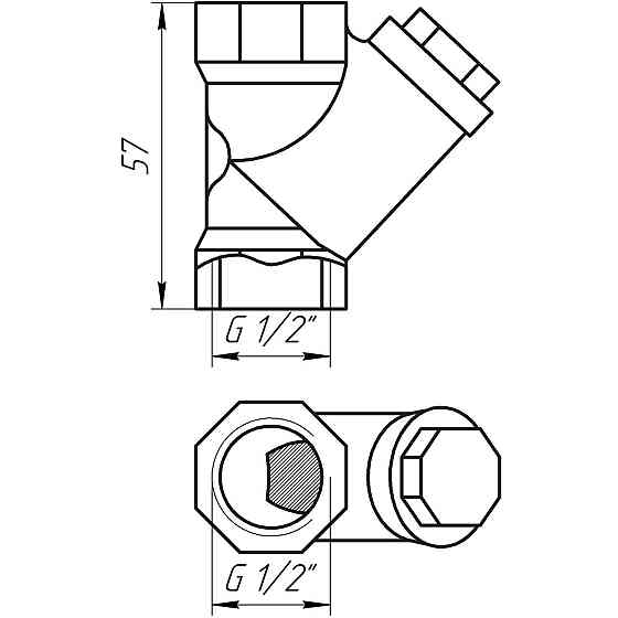 Фильтр грубой очистки для газа ITAP 1/2″ 193 (000016933) Киев