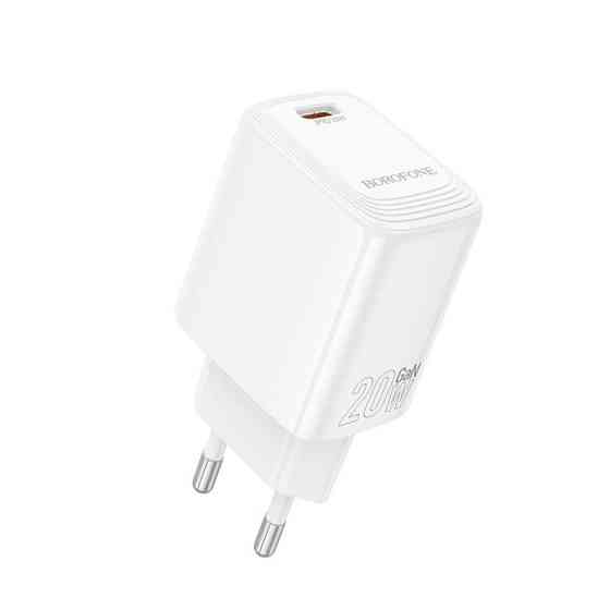 Зарядное устройство BOROFONE BN26 20W, одноразъемное, белое Киев
