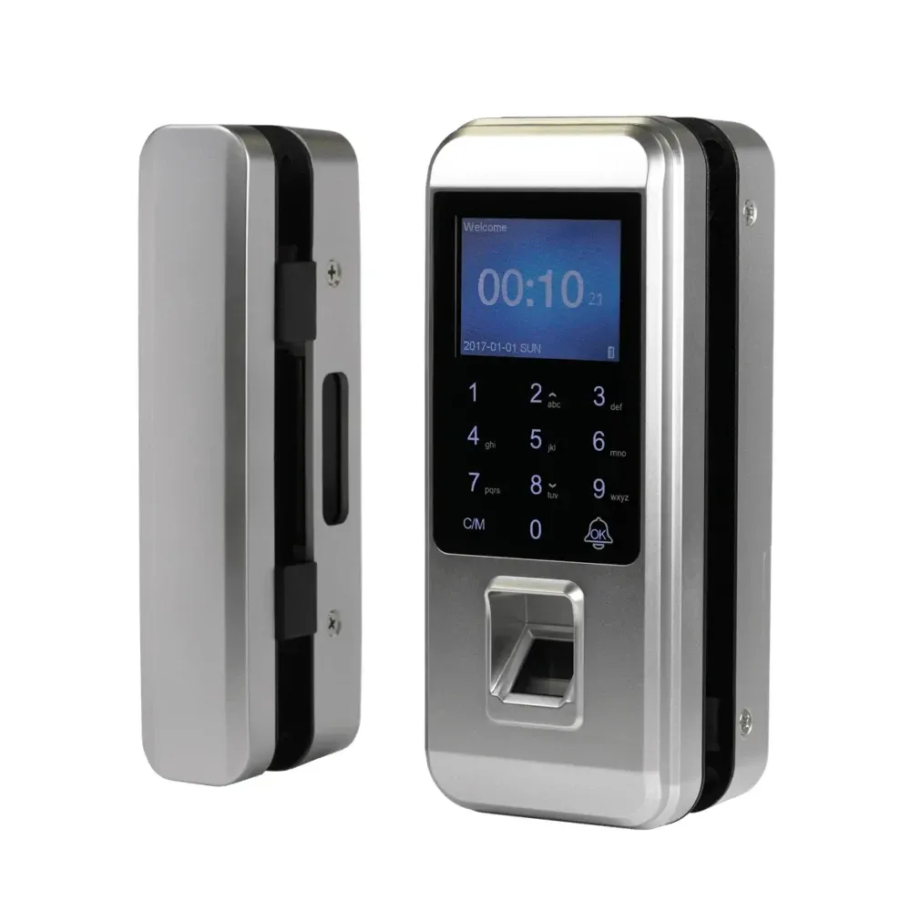 Замок біометричний автономний на скляні двері Trinix TRL-3304BG зі зчитувачем відбитків пальців і карт EM-Marine (65-00005) Киев - изображение 6