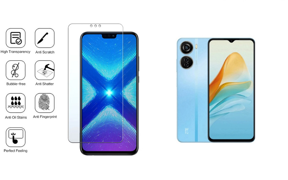 Захисне скло NeoGlass для ZTE Axon 40 Lite – надпрозоре та стійке Київ - фото 4
