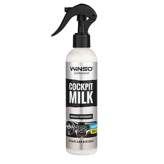 Полироль-молочко для приборной панели Winso Cockpit Milk Coconut, 250мл Львов